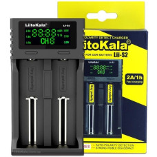 Зарядное устройство LiitoKala Lii-S2, 2x-18650, 26650, АА, ААА Li-Ion, LiFePO4, NiMH, ОРИГИНАЛ