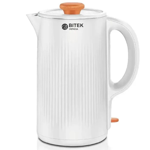 Электрический чайник из нержавеющей стали объемом 2л BITEK BT-7848W 1500 Вт