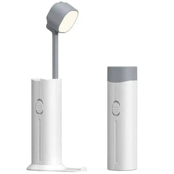 Настольная беспроводная лампа-фонарь с функцией power bank и подставкой для телефона Master-7