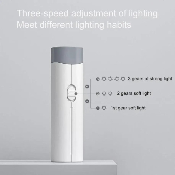 Настольная беспроводная лампа-фонарь с функцией power bank и подставкой для телефона Master-7
