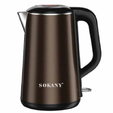 Электрический чайник из нержавеющей стали объемом 2.2л SOKANY SK-2203 2000 Вт