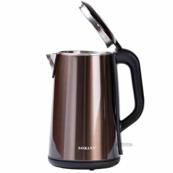 Электрический чайник из нержавеющей стали объемом 2.2л SOKANY SK-2203 2000 Вт