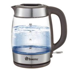 Электрический стеклянный чайник Domotec MS-7946 1,7 л 2200 Вт