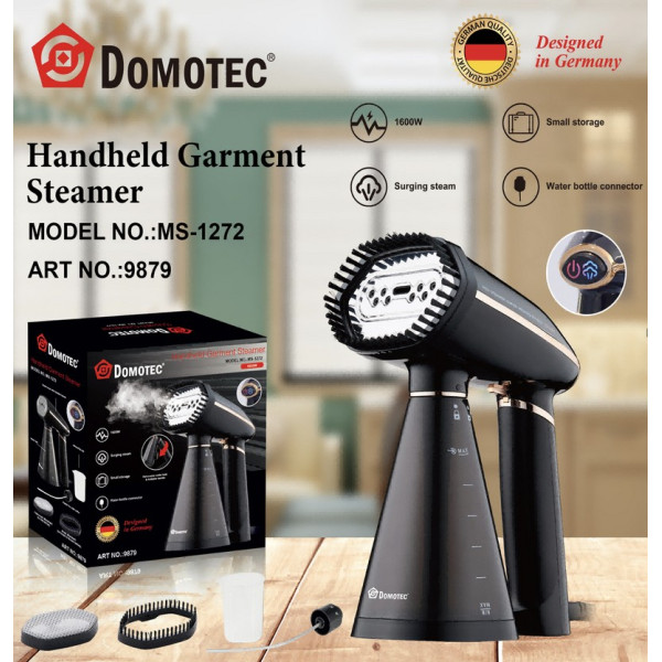 Ручной отпариватель мощностью 1600 Вт с подачей пара объемом 350 мл Domotec MS-1272
