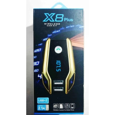 Трансмитер FM MOD. X8 PLUS BT (100) в упак.100 шт
