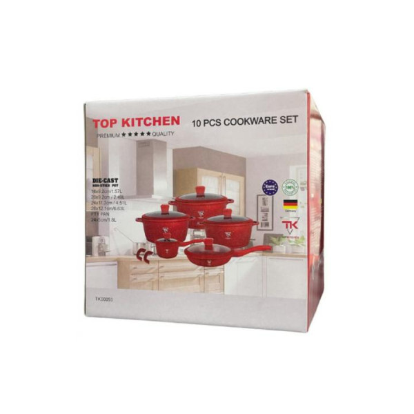 Набор кастрюль Top Kitchen ТК00050 10 предметов