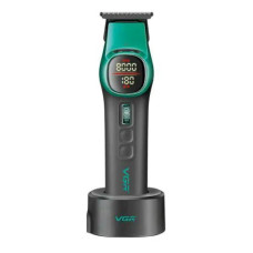 машинка для стрижки VGR V-885T Green  4 насадки, LED display
