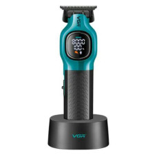 Триммер VGR V-886T GREEN, 4 насадки, LED display, 8000RPM