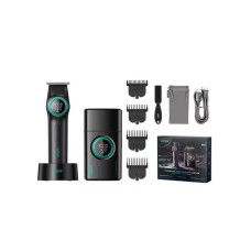 Комплект VGR 2 в 1 V-977&V-377 BLACK, триммер и шейвер