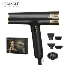 Профессиональный фен IPARAH P-390G BLACK, 4 уровня обдува, 4 уровня температуры, 110000RPM, 1500-1700W
