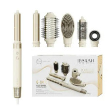 Фен-стайлер IPARAH 6 в 1 P-500W WHITE, 6 насадок, 3 режима, 4 режима температуры, 110000 RPM, 1400W