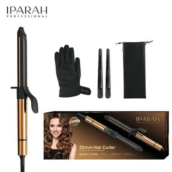 Плойка IPARAH P-210B, 25mm, 80-230°C, керамическое покрытие, 65W