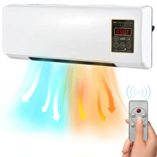 Настінний тепловентилятор із пультом 2000 Вт Wall Air Cooler 12406/МК