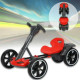Складной электромобиль С Пультом 6V 4.5Ah Go-Kart 0144/МК Красный