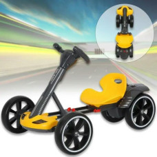 Складной электромобиль С Пультом 6V 4.5Ah  Go-Kart 0145/МК Желтый