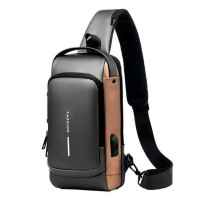 Сумка с кодовым замком и USB портом XIO Fashion разсмеры 31*17*7см 12440/МК
