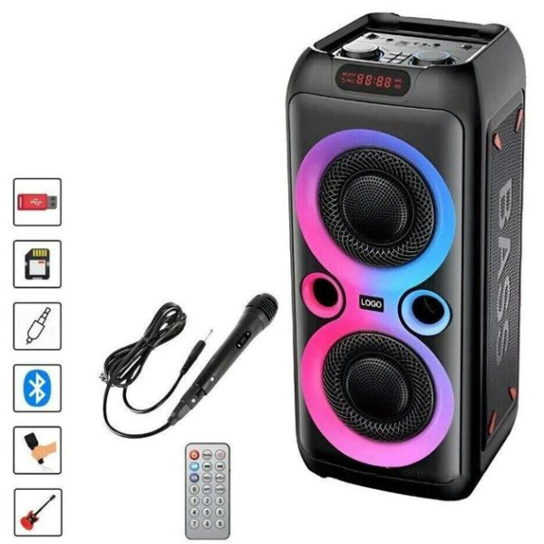 Колонка Bluetooth 20Вт з караоке мікрофоном та пультом TTD-2809 0083/МК