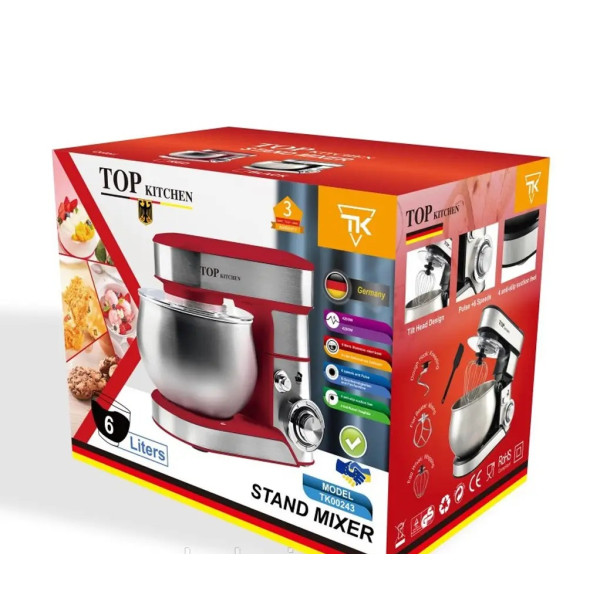 Міксер планетарний (тестоміс) Top Kitchen Tk00243 6л 4200W