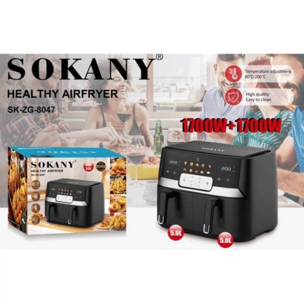 Мультипечь двухкамерная Sokany SK-ZG-8047 