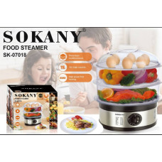 Пароварка- скороварка электрическая Sokany SK-07018