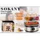 Пароварка- скороварка электрическая Sokany SK-07018