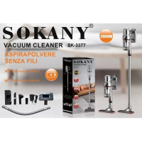   Пылесос  вакуумный беспроводной для сухой уборки Sokany SK-3377