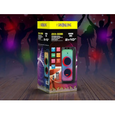 Акустическая переносная колонка ZXX-5590 100Вт 2x10" 88х32х32см USB/TWS/TF/REC/LED/FM/BT/2MIC/ДК 6292