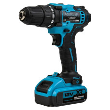 Аккумуляторный шуруповерт ASSUR ASR068 12V в кейсе 32 предмета