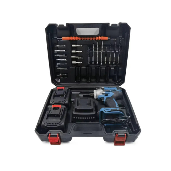 Гайковерт аккумуляторный ударный 2 акб  Комплект Tools