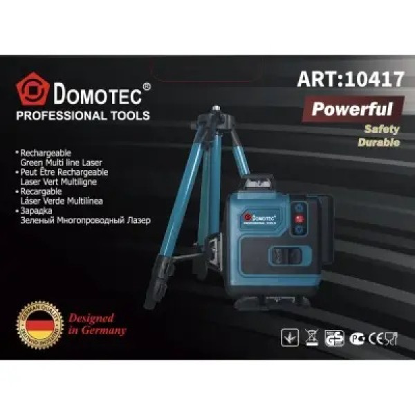  Лазерный уровень со штативом 16-линий ЖК дисплей Tools