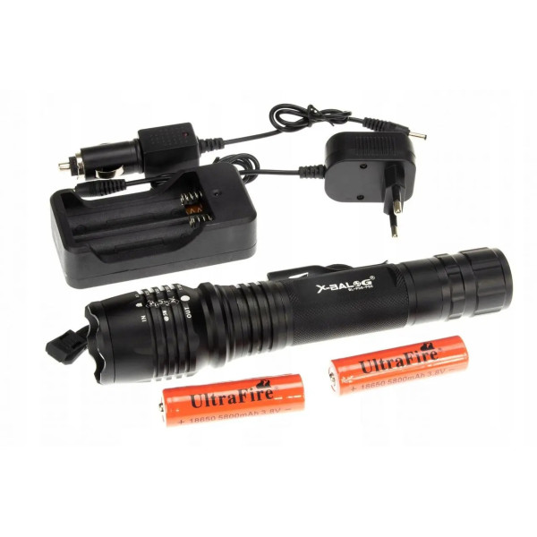 Фонарик ручной BL P08 -P50 2*18650 battery