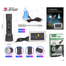 Фонарик ручной BL YW-037 +bulb+solar