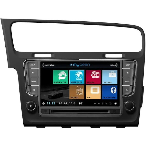 Переходная рамка для штатной автомагнитолы  VOLKSWAGEN GOLF 7 2014-19