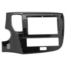 Переходная рамка для штатной автомагнитолы MITSUBISHI Outlander 2016-19 10"(BLACK)
