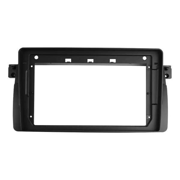 Переходная рамка для штатной автомагнитолы  BMW-E46 1998-05 9"(BLACK)