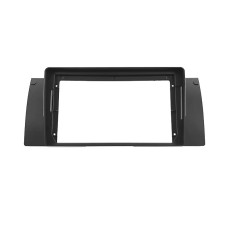 Переходная рамка для штатной автомагнитолы  BMW-E39 1998-05 9"(BLACK)