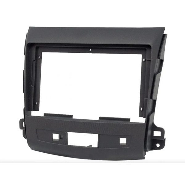 Переходная рамка для штатной автомагнитолы MITSUBISHI Outlander 2008-11 9"(BLACK)