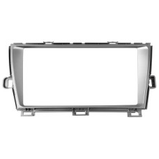 Переходная рамка для штатной автомагнитолы TOYOTA Prius 2009-15 9"(SILVER)