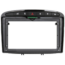 Переходная рамка для штатной автомагнитолы  PEUGEOT 308 2007-15 PEUGEOT 408 2012-2O(9")