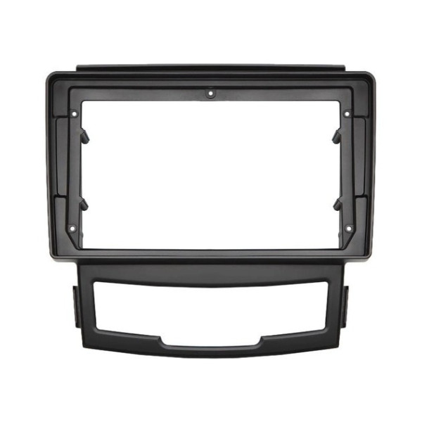 Переходная рамка для штатной автомагнитолы Ssangyong Korando 2010-13 (9")