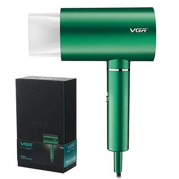 Профессиональный фен VGR V-431 для сушки и укладки волос 3 нагрева 2 скорости 1800Вт