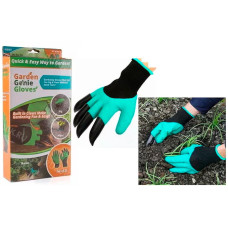 Садовые перчатки с раздвоенными когтями Garden Genie Gloves