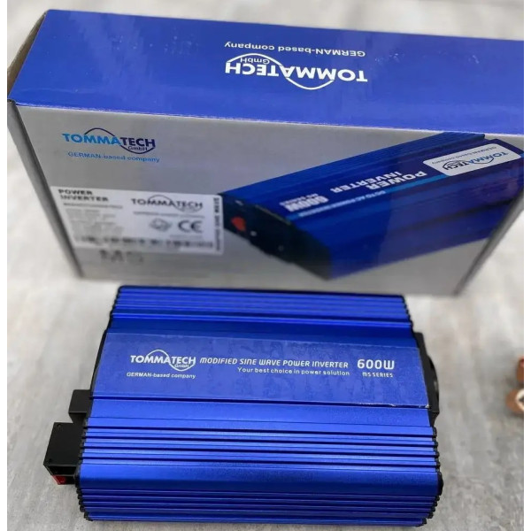 Инвертор напряжения Tommatech MS-600, 12V/220V, 600W с модифицированной синусоидой