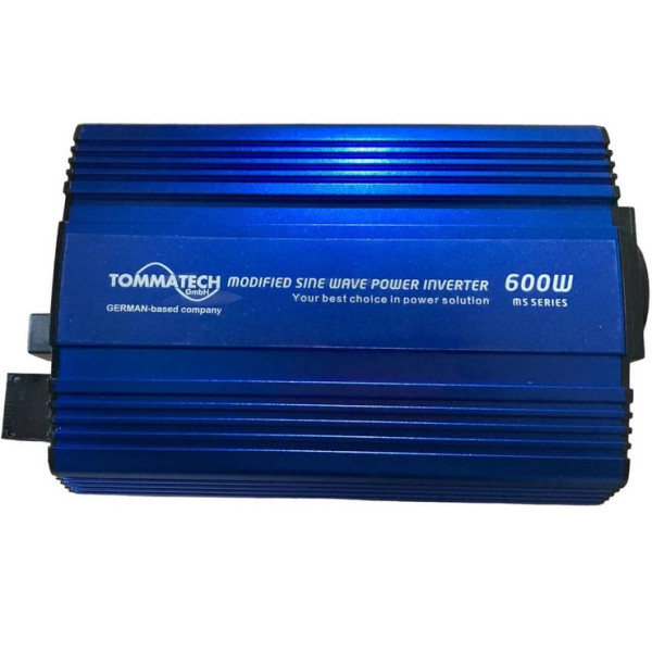 Инвертор напряжения Tommatech MS-600, 12V/220V, 600W с модифицированной синусоидой