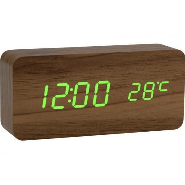 Мережевий годинник VST-862-4 (коричневий) (USB)