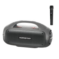 Колонка Hopestar A50 із мікрофоном потужна Bluetooth колонка 80 Вт із ручкою (6)
