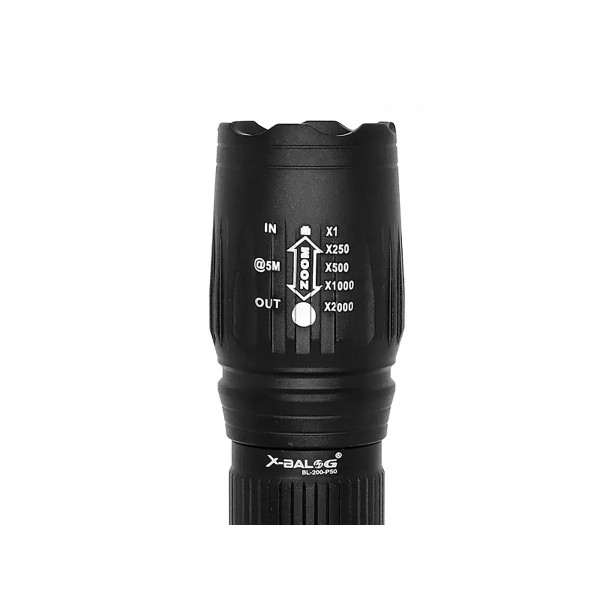 Фонарь полицейский Bailong BL-200-P50 (1x18650)