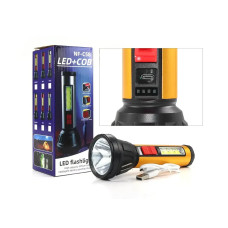 Ручний ліхтар NF-C5 (LED+COB)