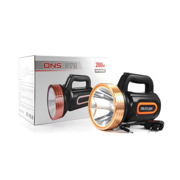 Ручний ліхтар ONS ONS-072 (200W)