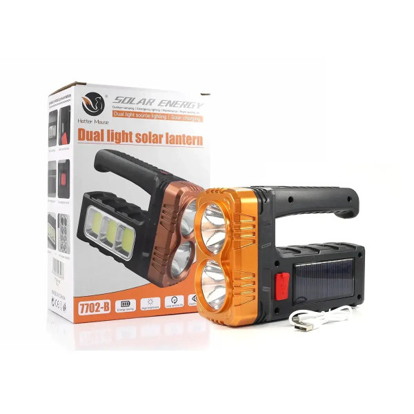 Ручний ліхтар Solar Hotter Mouse 7702-A-COB 